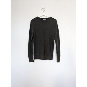 COS Dark Green Cotton Sweater (Size: S)